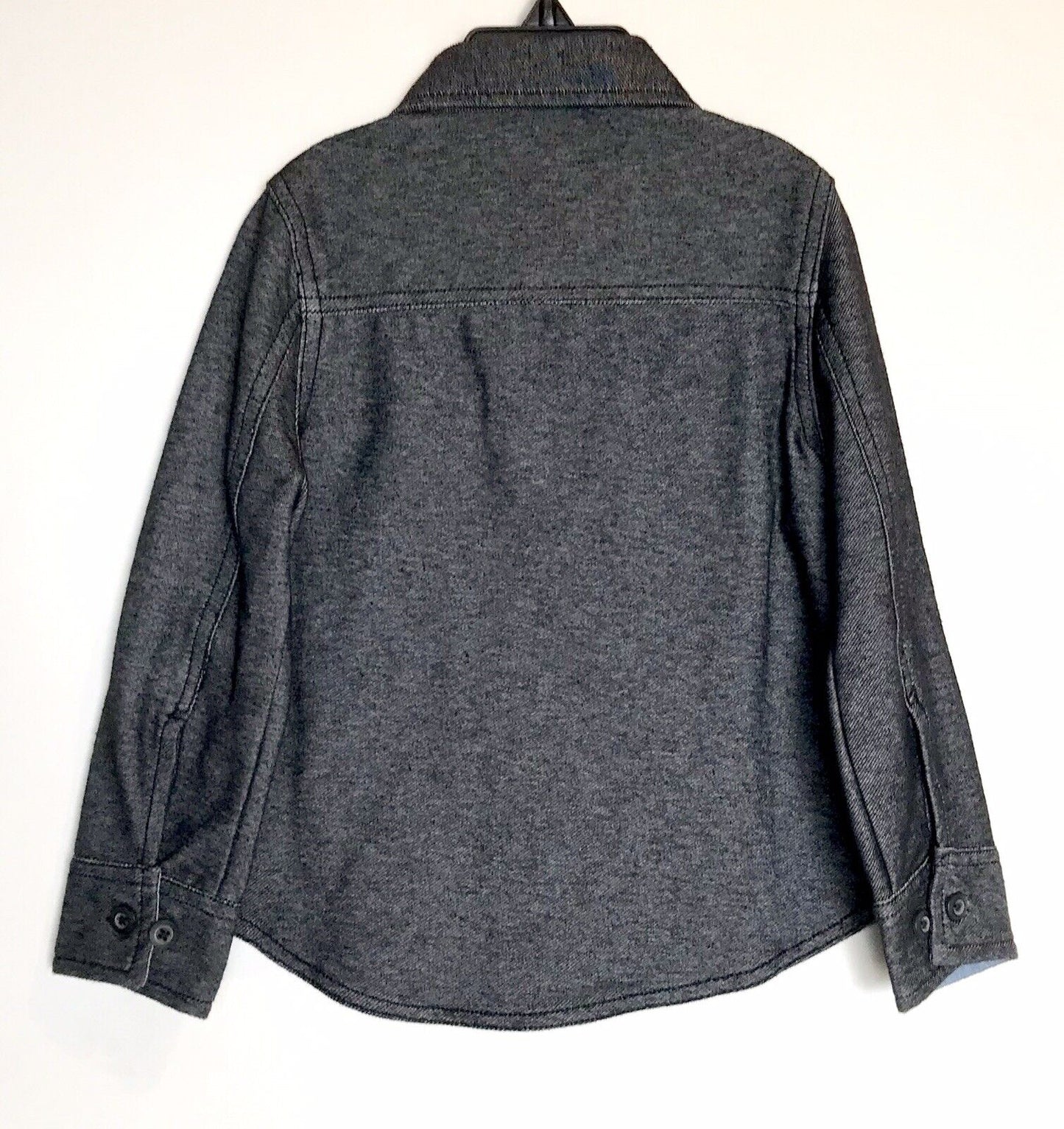 7 For All Mankind Boys Button Up Black Shirt 3T NWT Retail $50 Price $22