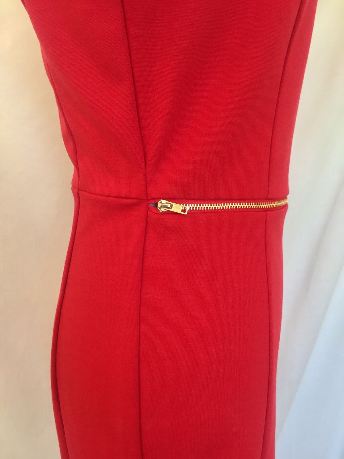 Romeo + Juliet Couture Red Dress With Waist Zip NWT Retail $205 Price $45 Size M