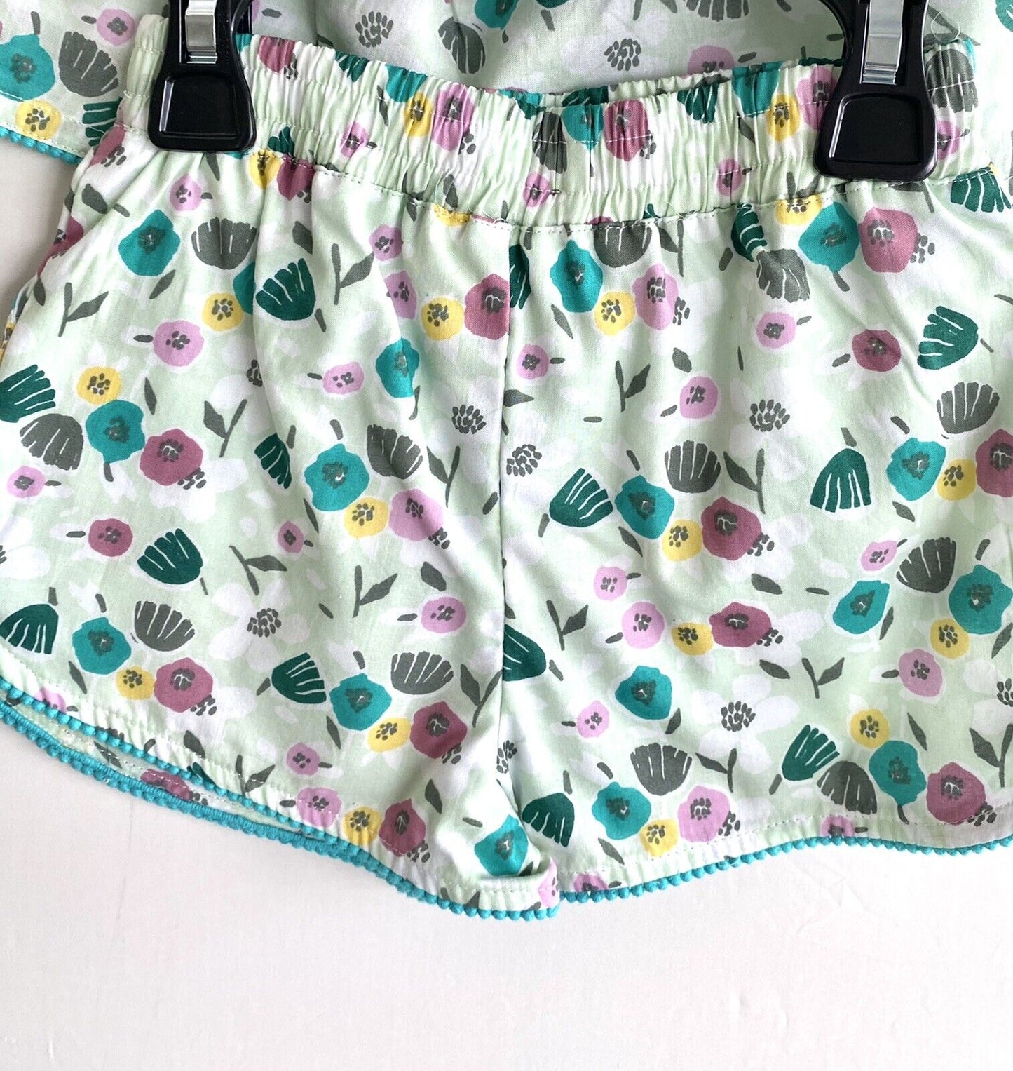 Peek Matissi 2 Pc Top And Shorts. Pom Pom Detail 18-24 M Retail $44 Price $30