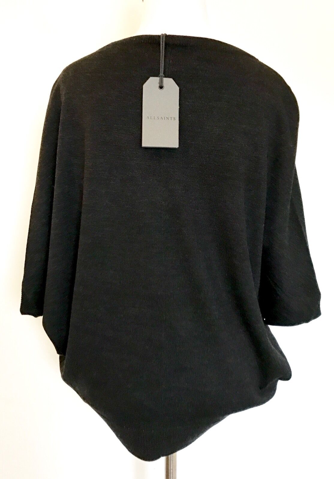 AllSaints Elwar Panel Merino Jumper NWT Retail $195 Price $89 Size XS All Saints