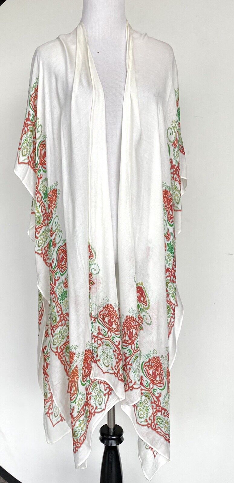 moss rose kimono cover up $39 Eastern Print. One Size. Soft Viscose
