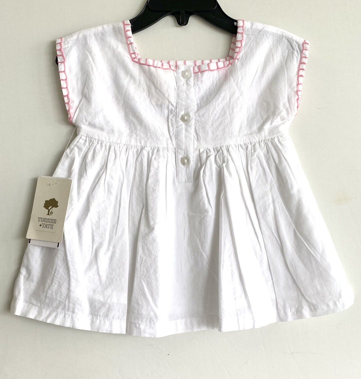 Tucker + Tate Embroidered White Top & Shorts Retails $39 Price $23.40 12 M NWT