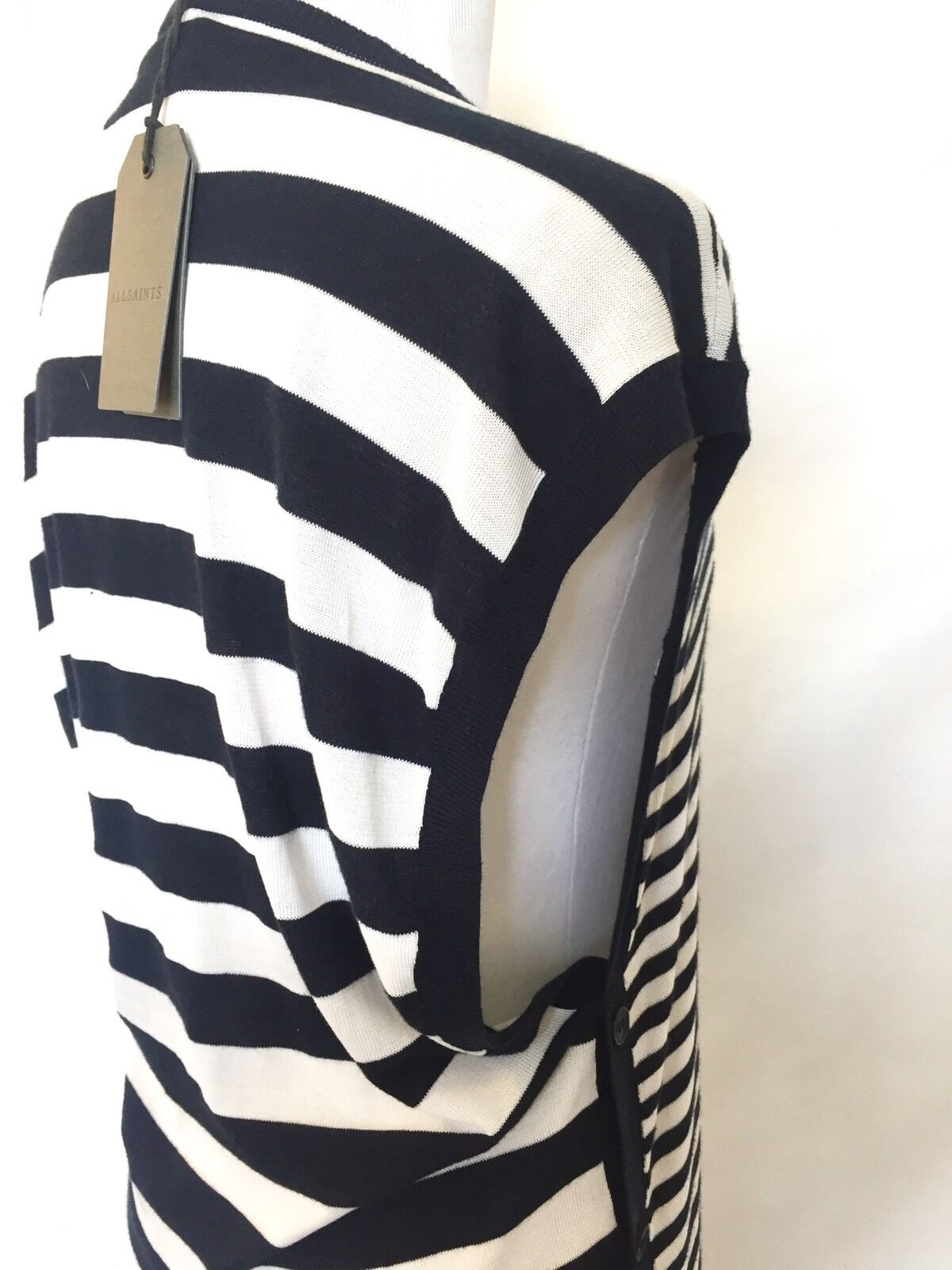 AllSaints Alna Stripe Ink Knit Dress. Retails $230 Price $89 All Saints Size S