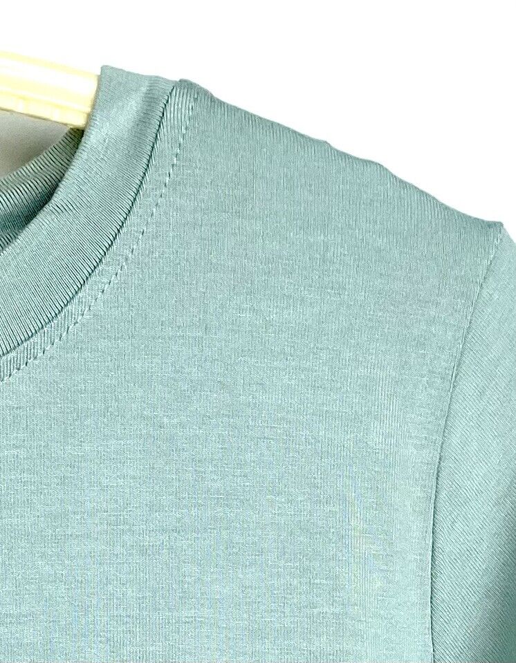 Kate Quinn Super soft Bamboo Crew LS Tee Light Jadeite $36 Price $28 Age 8