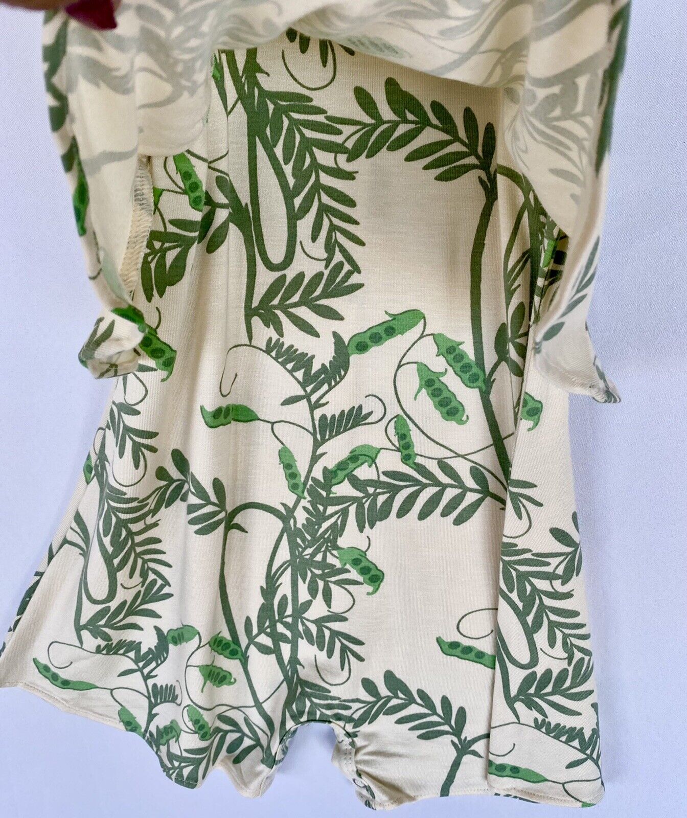 Kate Quinn Bamboo Shortie Ruffle Romper Retail $46 Price $32 6-12 M Peapod
