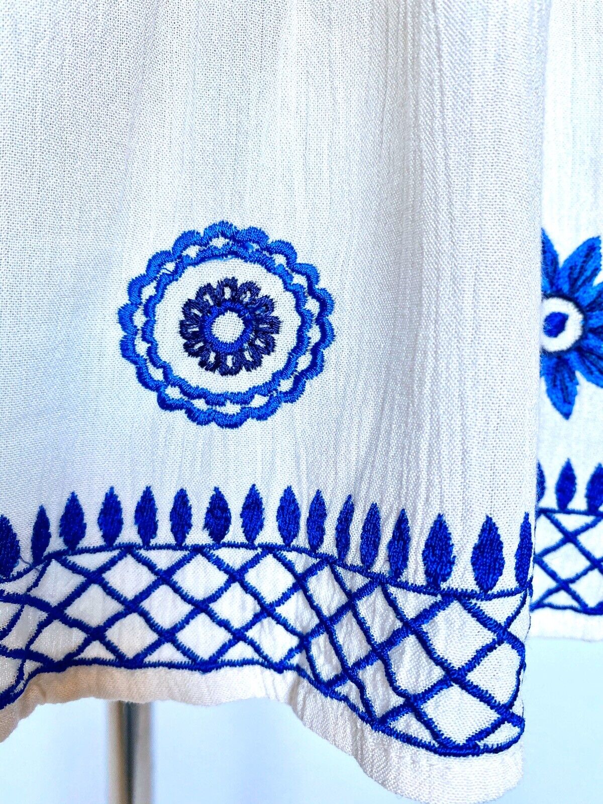 Anthropologie Rahi Cali Boho Embroider Skirt Retail $88 Price $32 M NWT