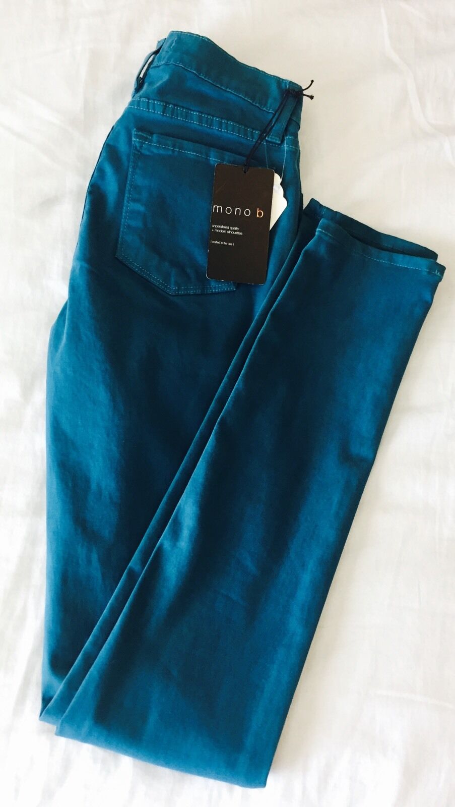 Mono B Teal Blue Skinny Jeans. NWT Size 24. Retail $34.97 Price $18