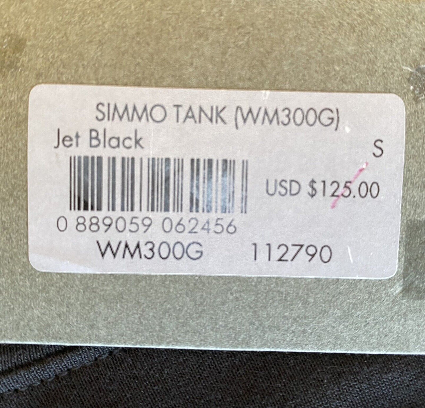AllSaints Black Simmo Cutout Vest Tee.Retails $125 Price $49 Size S