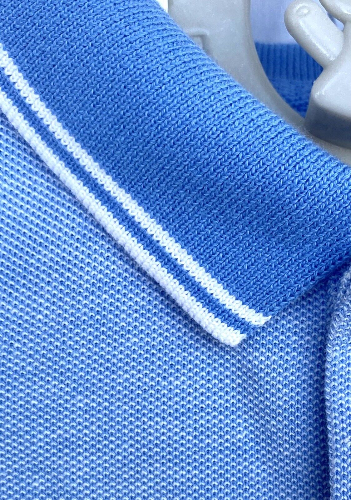 Janie And Jack Embroidered Bunny Pique Polo Bodysuit 0-3 M Price $26 NEW Blue