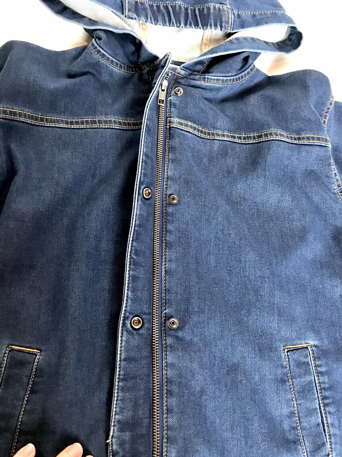 Stem Girls Denim Hooded Parka Age 6 Retails $49 Price $29 NWT