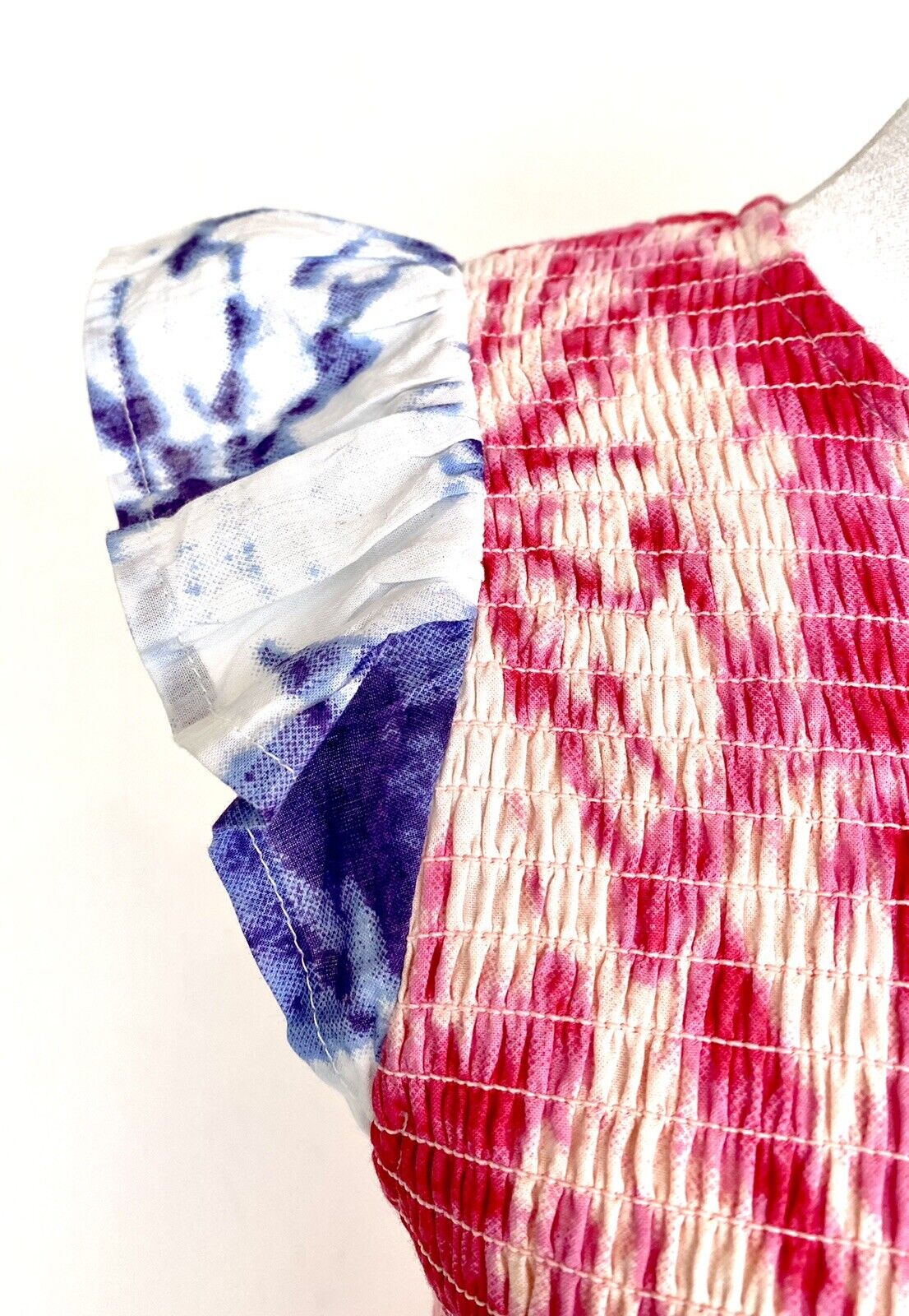 The Impeccable Pig Pink Smocked Bodice Midi Dress Retail $98 Price $49 XSmall