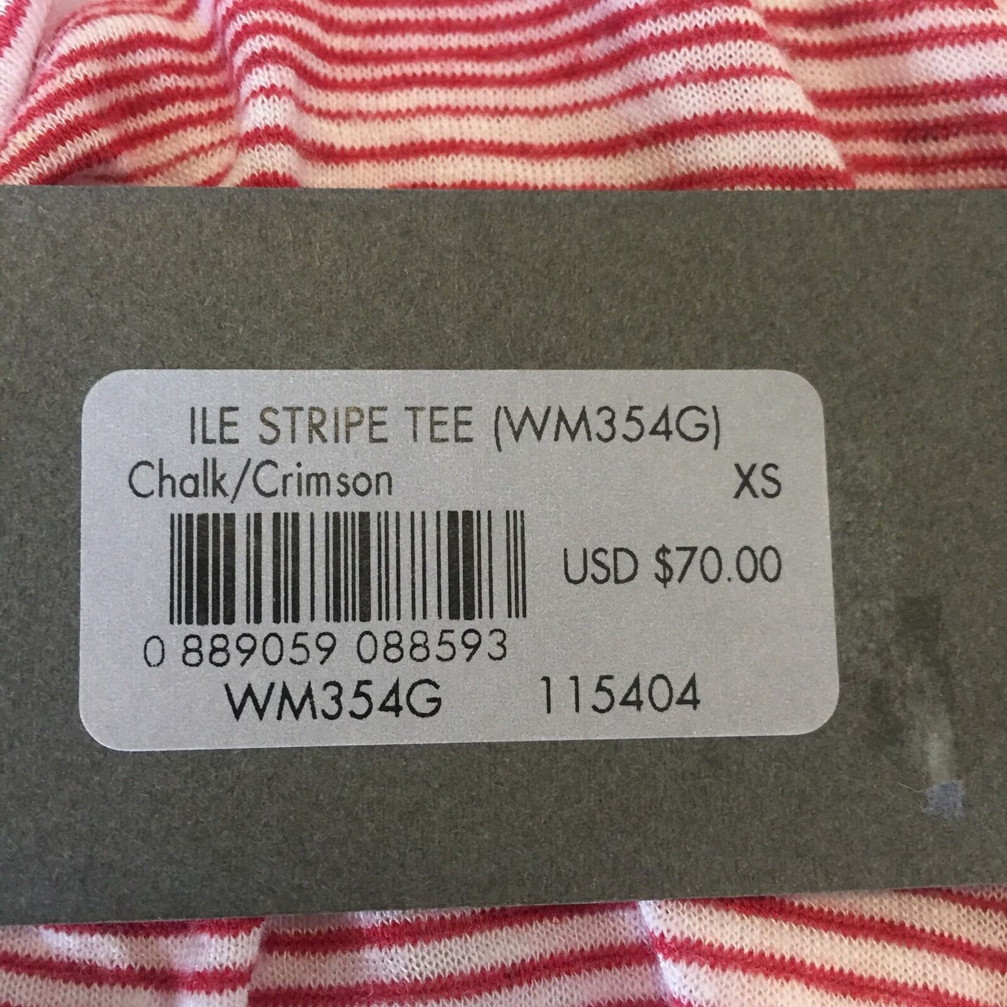 AllSaints Linen Mix Red Stripe Tee. NWT Retails $70 Price $32 Size XS All Saints