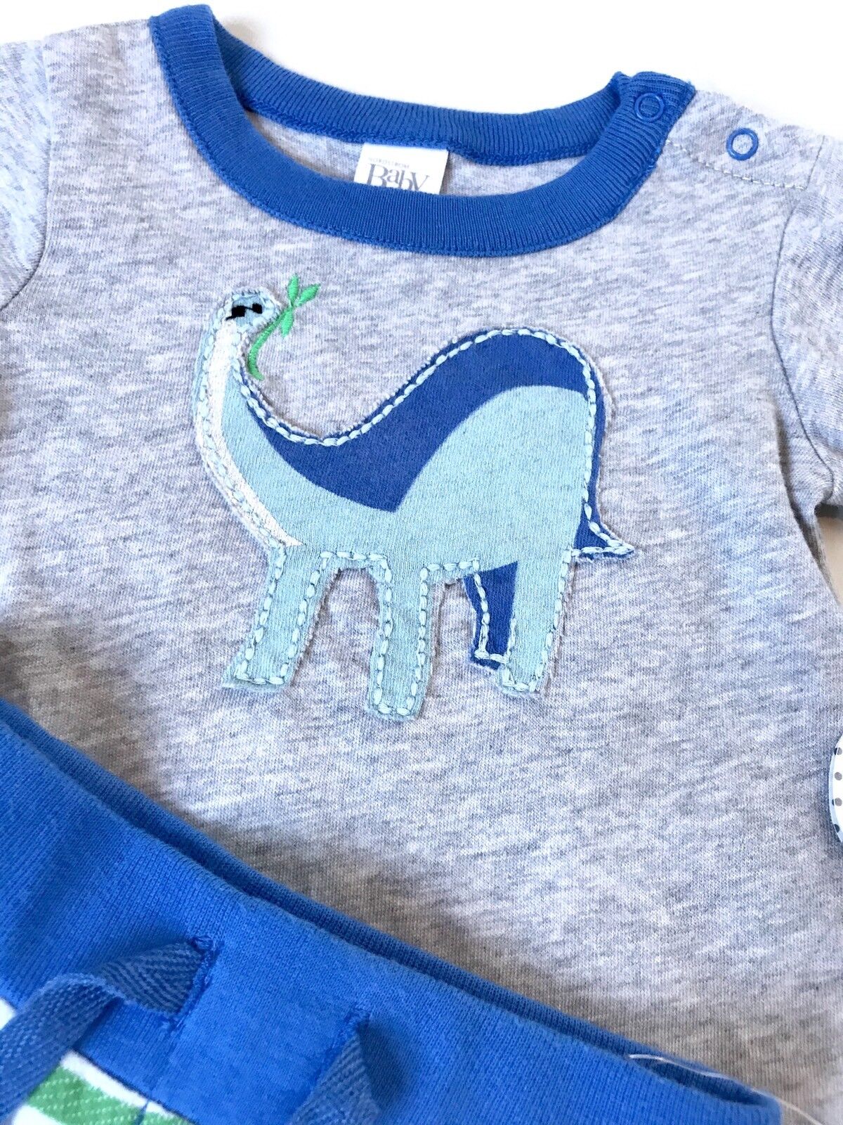 Nordstrom baby Appliqué Dinosaur Body & Pants NWT  Retail $29 Price $17.90 NB