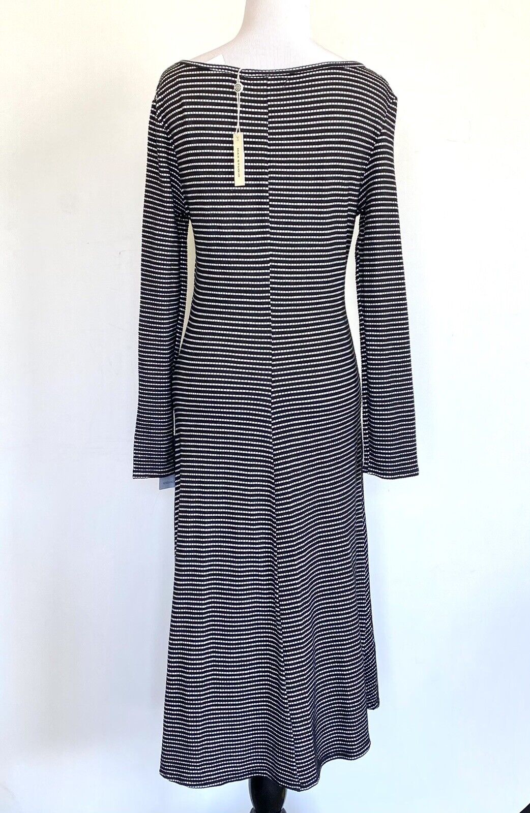 Max Studio Black & White Stripe Twist Dress Size S Retails $128  Price $53 NWT