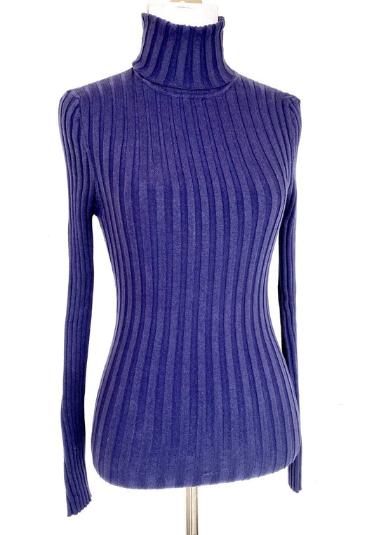 Sundance Legends Turtleneck Sweater Retail $88 Price $52 NWT PXS Eclipse Blue