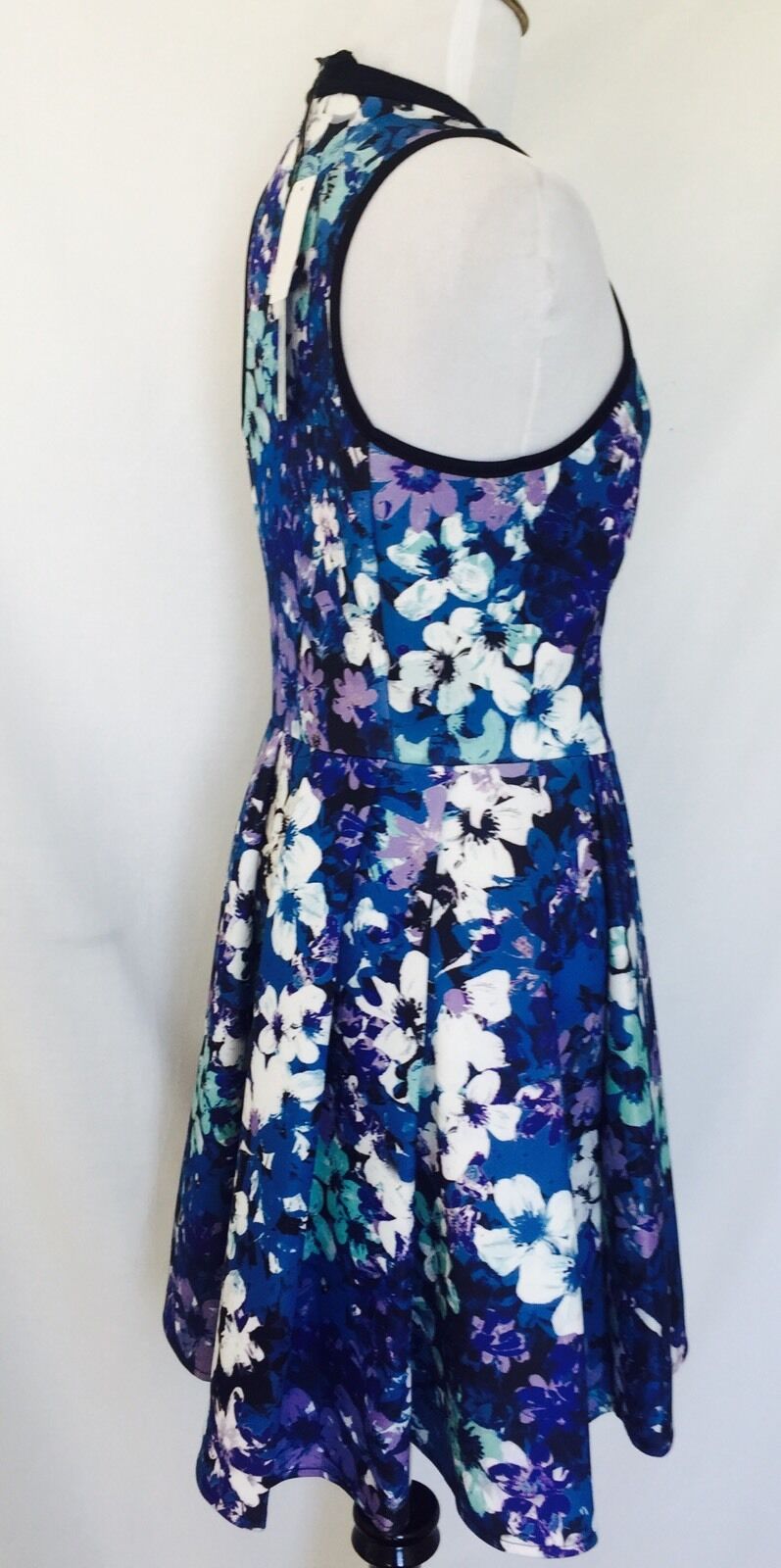 Romeo + Juliet Couture Blue Stretch Zip Dress  NWT Retail $208 Price $49 Size M