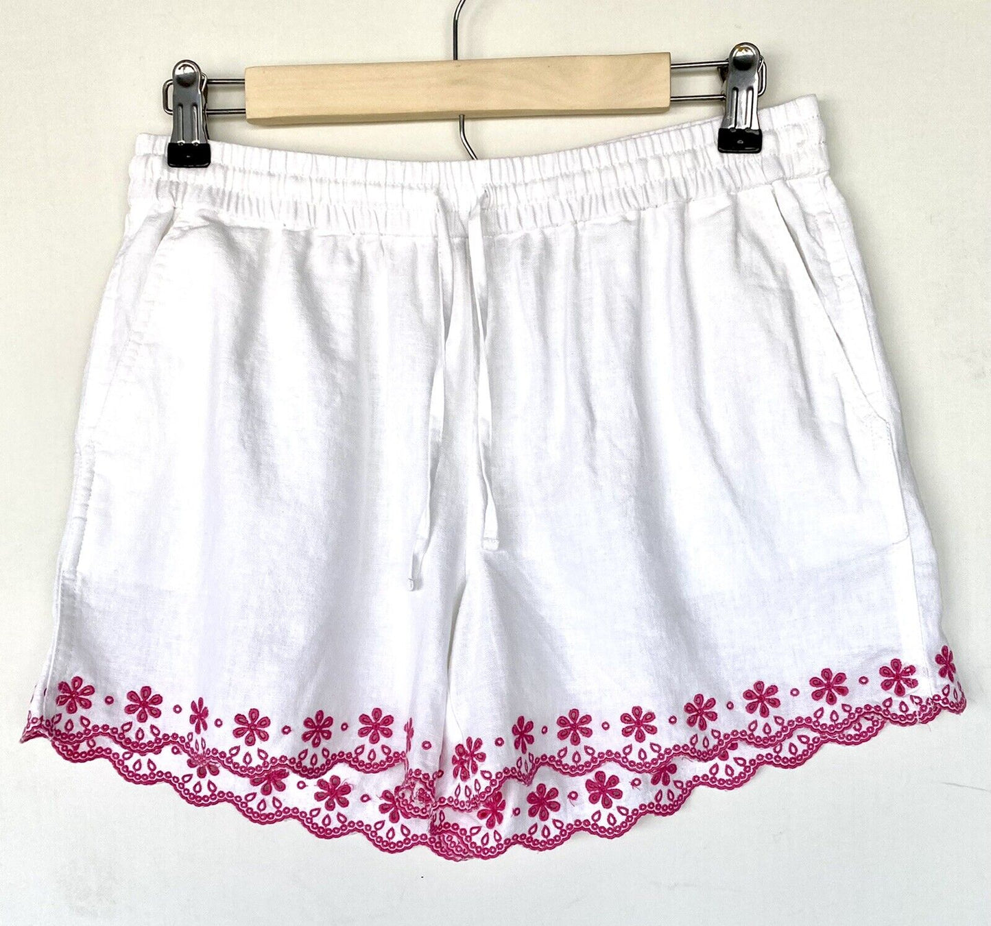 J Crew Embroidered Linen Mix Shorts NWT Retail $69.50  Price $36.50 Size XS