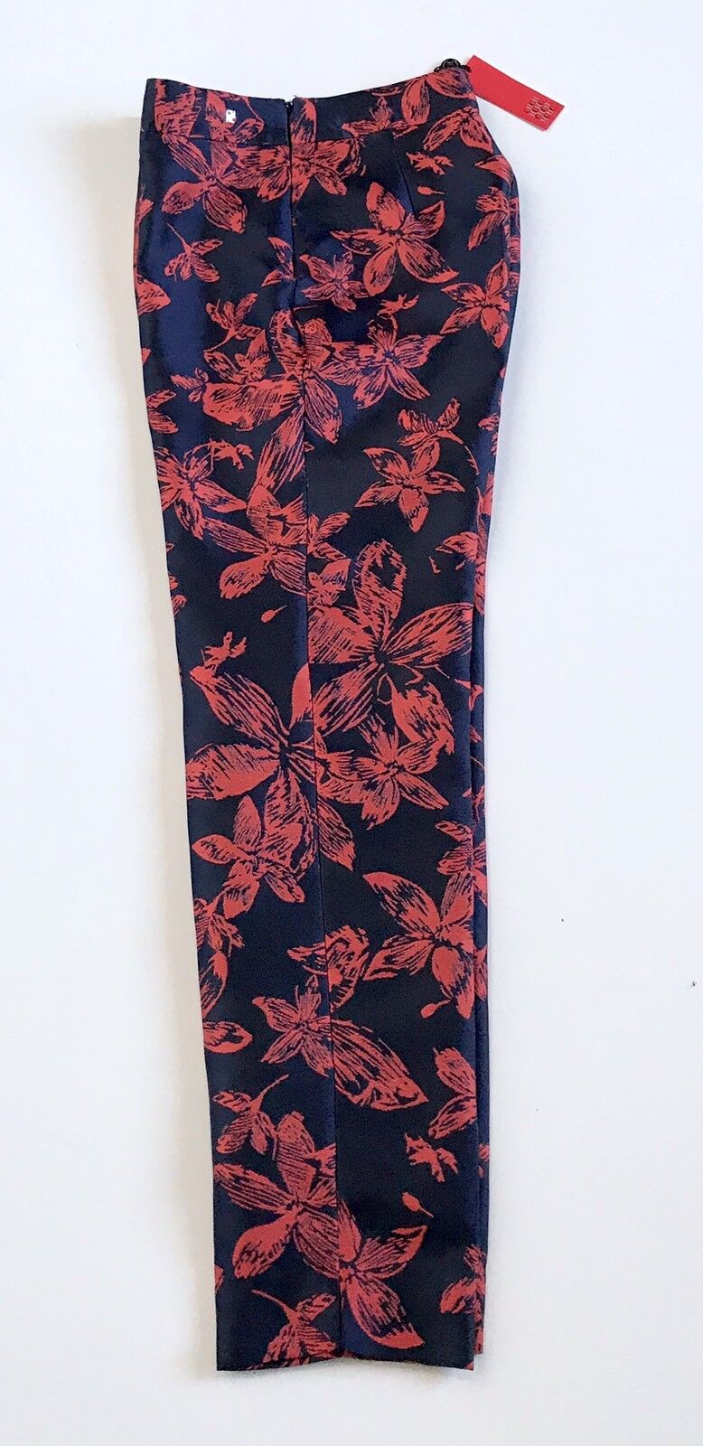 Carolina Herrera Silk Mix Formal Floral Pant.NWT Retail $480 Price $195 Size 2