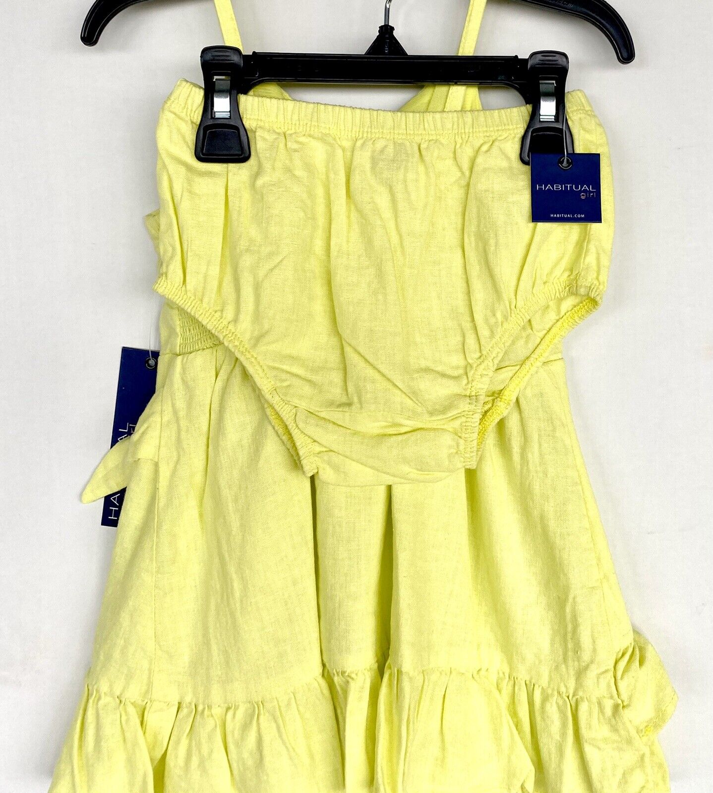 Habitual Girl Linen Mix Dress & Panties Retail $46 Price $36 NWT 18 M