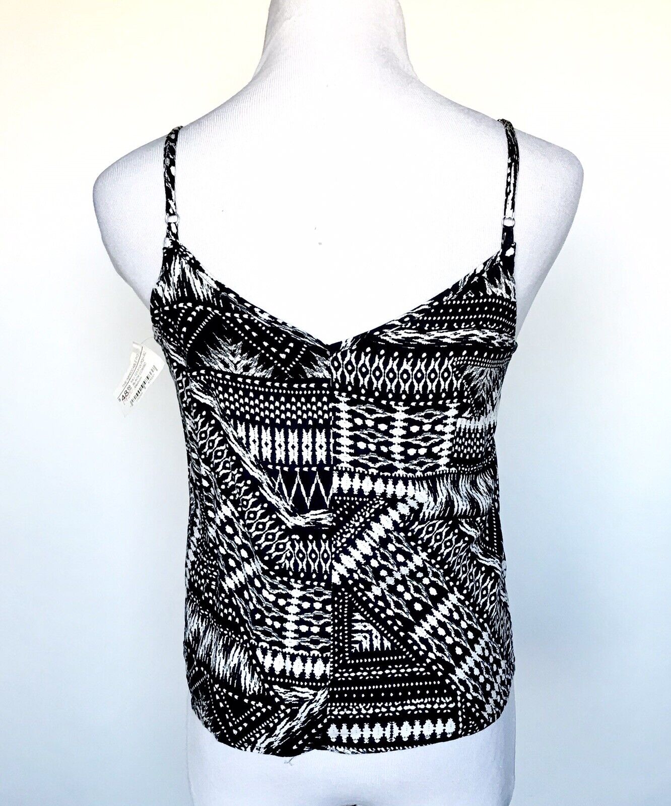 The Impeccable Pig Black & White  Tank Top Retail $48 Price $19.20 Medium NWT