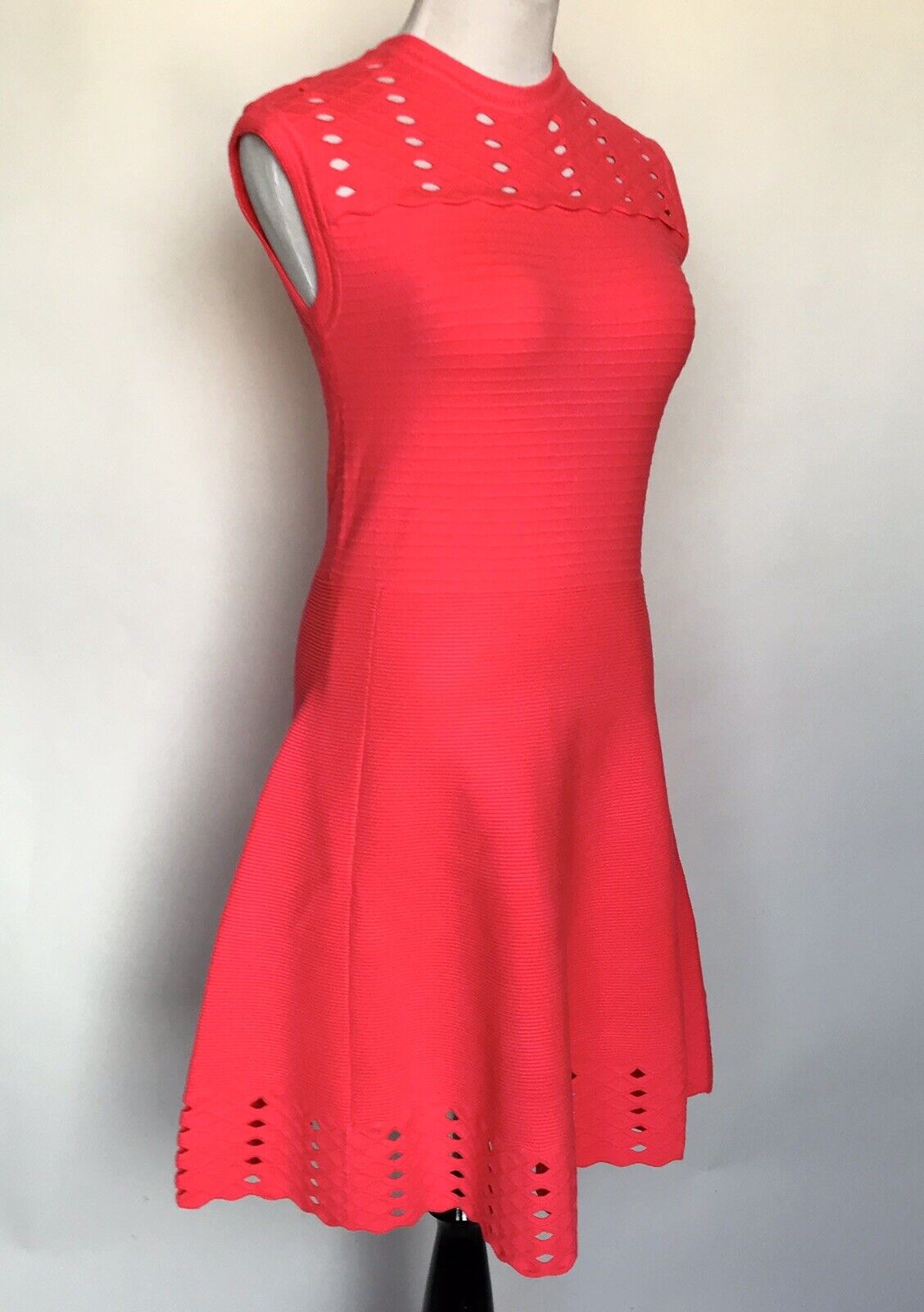 Ted Baker Zaralie Jacquard Panel Skater Dress 3(US 8) Retail $279 Price $132 NWT