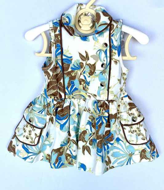 Kate Quinn 100% Organic Cotton Pocket Dress Retail $46 Price $32 3-6M