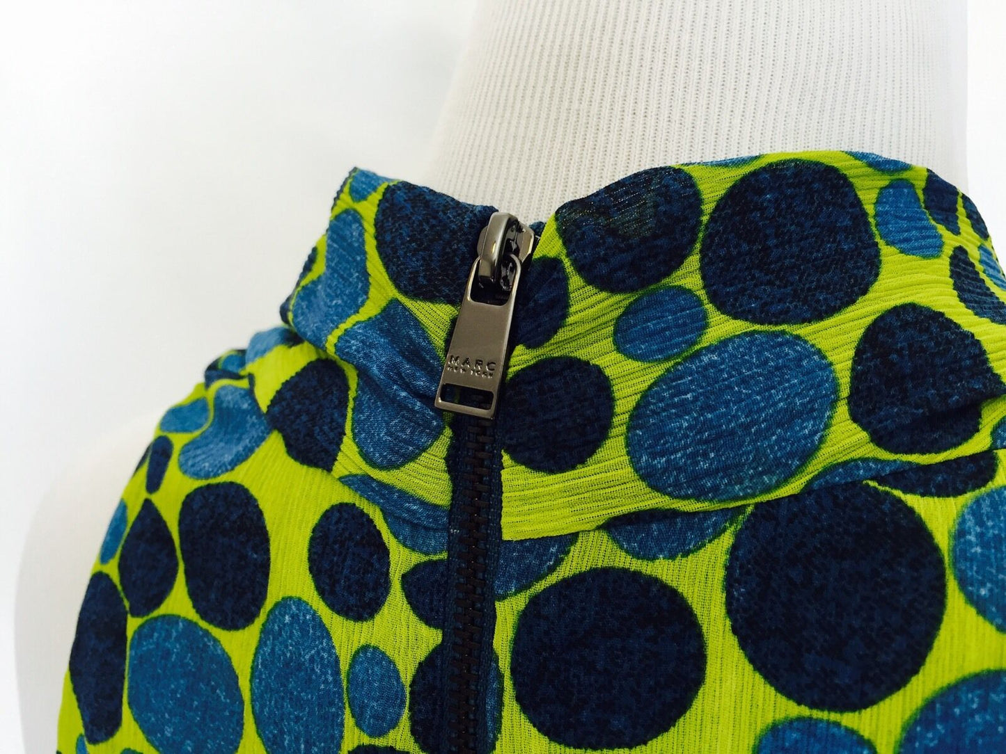 MARC NEW YORK Green And Blue Spot Dress NWT SIZE 4. RETAILS $138 PRICE $43