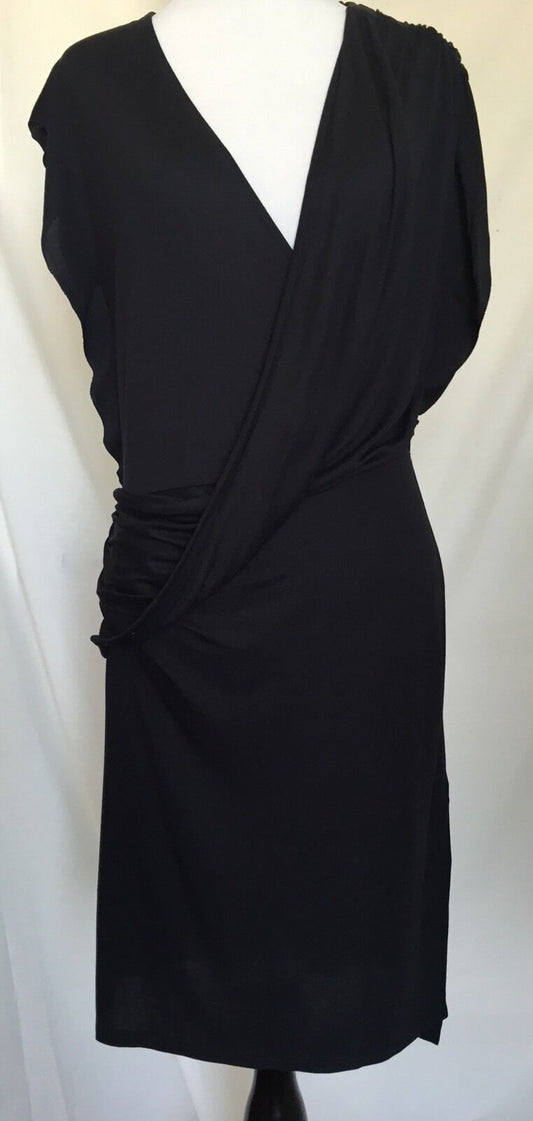 AllSaints Helix Indigo Draped Dress. NWT Size 2 Retails $178 Price $79