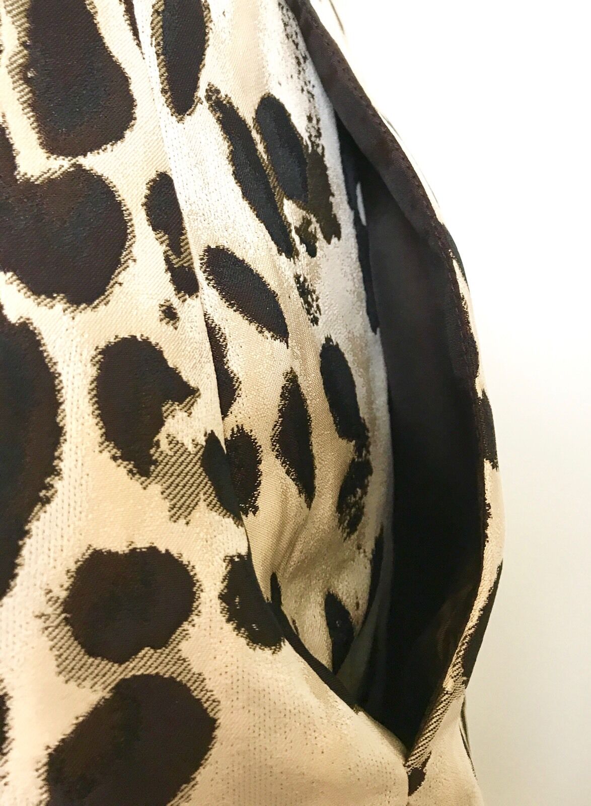 Carolina Herrera Animal Print Ruffle Hem NWT Retail $415 Price $195 Size 0