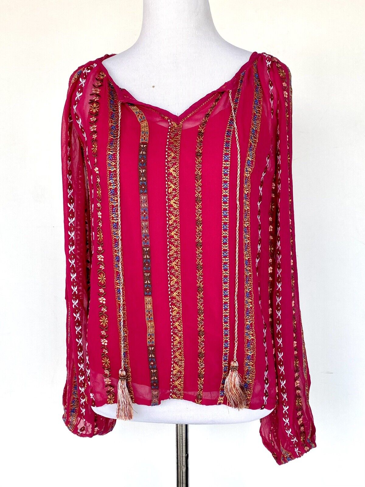Sundance Treasurable Tunic Blouse. Retails $168 Price $69 NWT Size PXXS