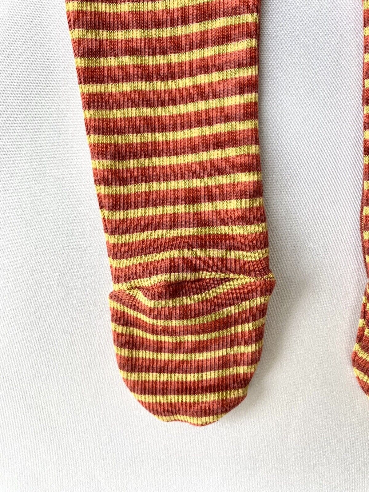 Kate Quinn Organic Cotton Stripe Footie Retail $38 Price $28 0-3 M