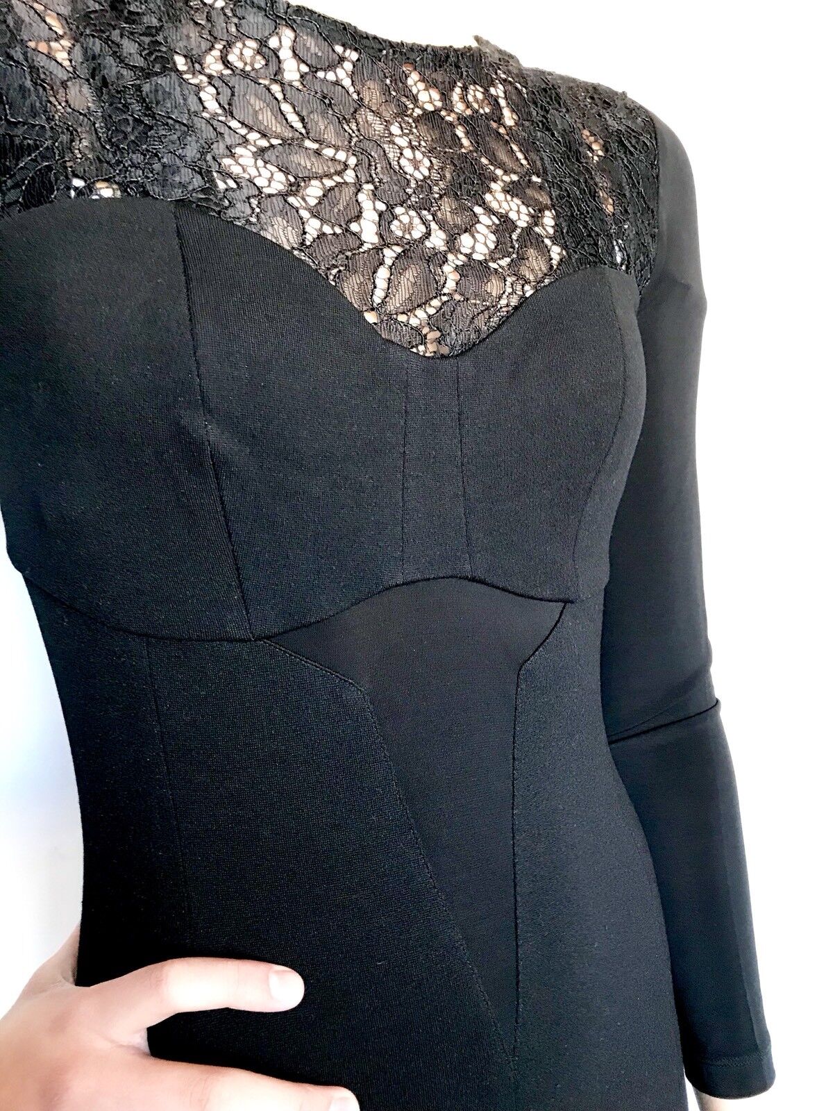 AllSaints Helis Black Bodycon Dress. NWT Retail $360 Price $145 All Saints 0