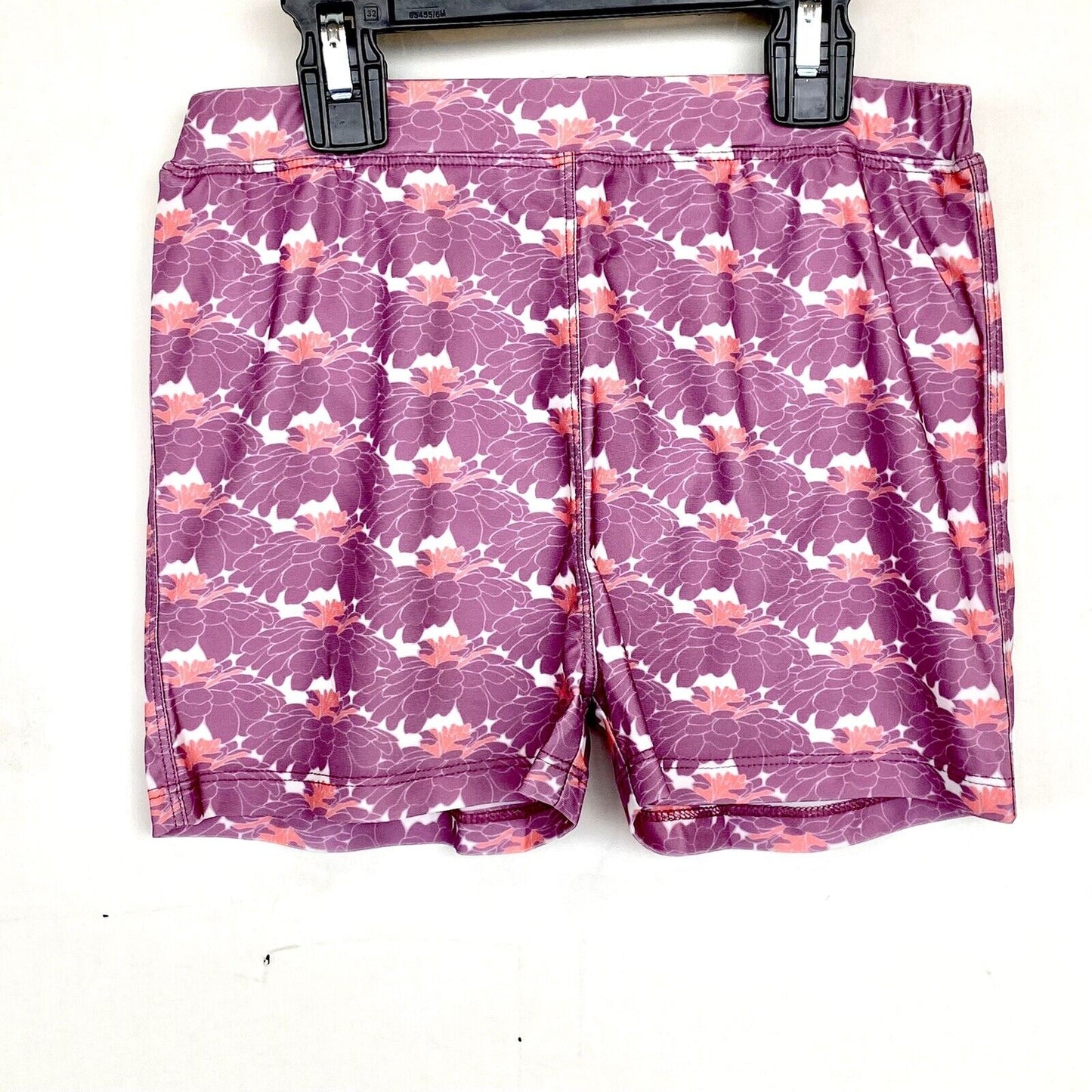 Kate quinn swim Shorts Hot House Flower Mauve White  Retail $32 Price $22 Age 5
