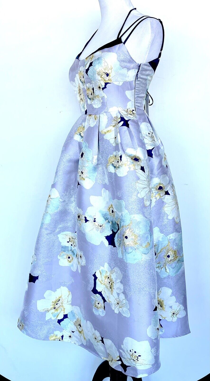 Karen Millen jacquard midi Prom cocktail dress Size US 4 Retail $308 Price $169