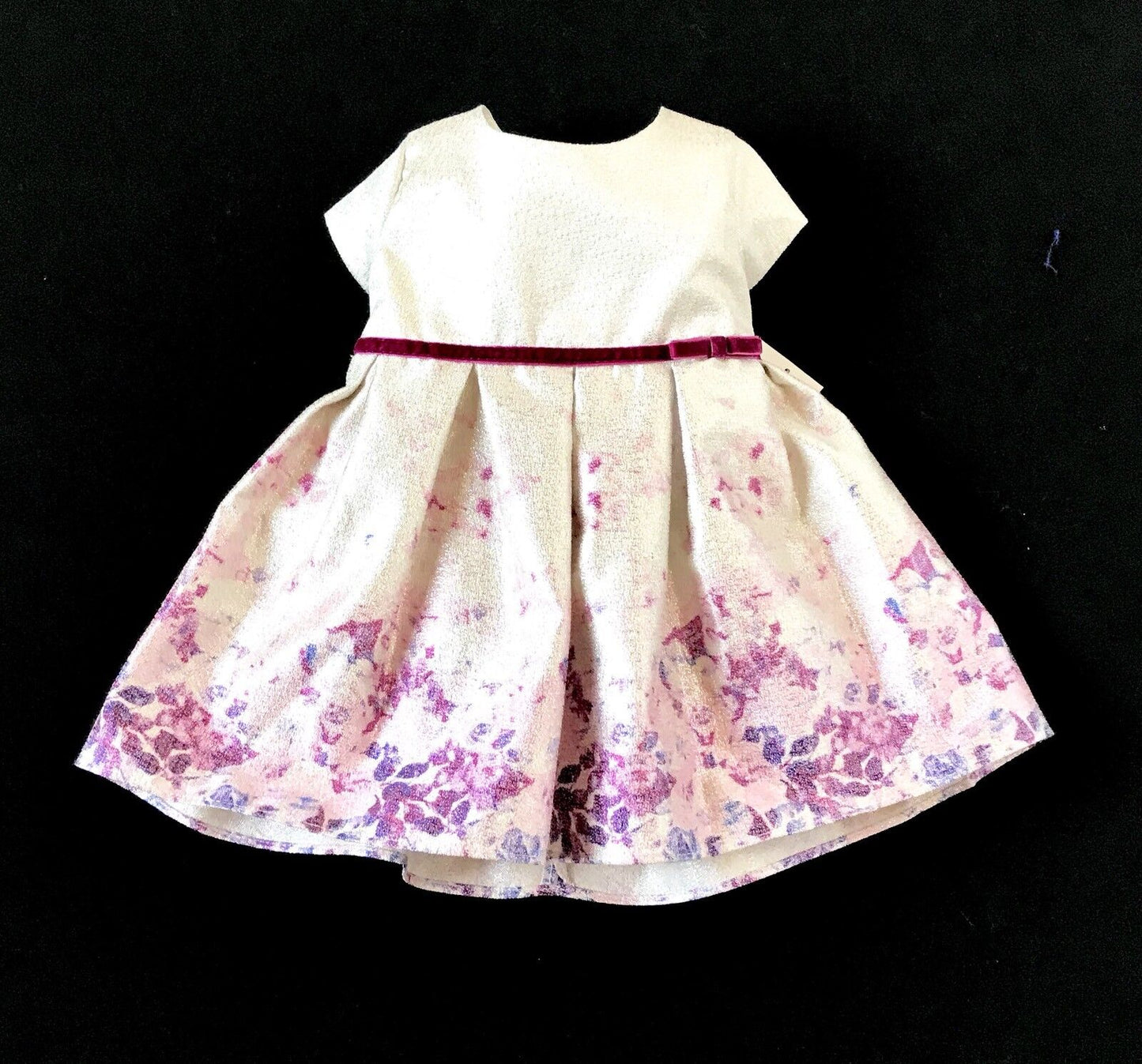 Dorissa Silver Thread Sparkle Dress Age 12 Months NWT Retails $48 Price $29