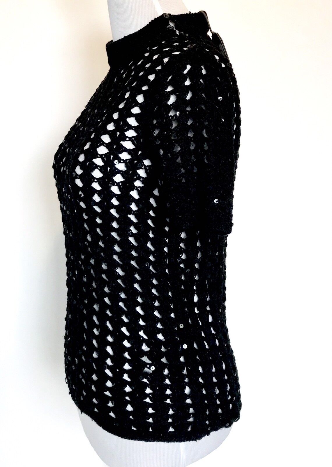 AllSaints Alyse Crochet Sequin Top NWT Retail $178 Price $79 Size S All Saints