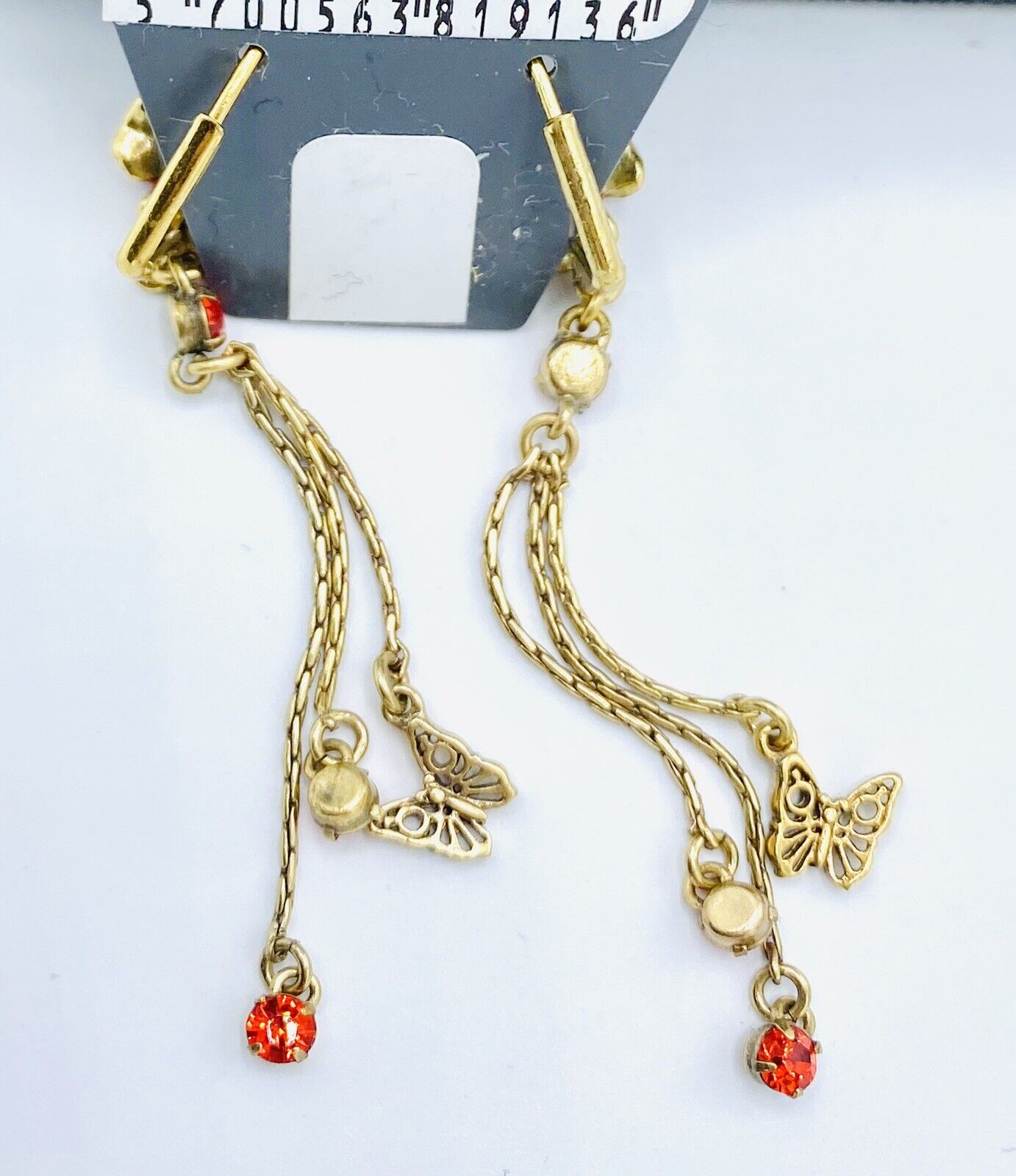 Pilgrim Jewelry 14 Carat Gold Plated Swarovski Crystal Earring NWT Price $15
