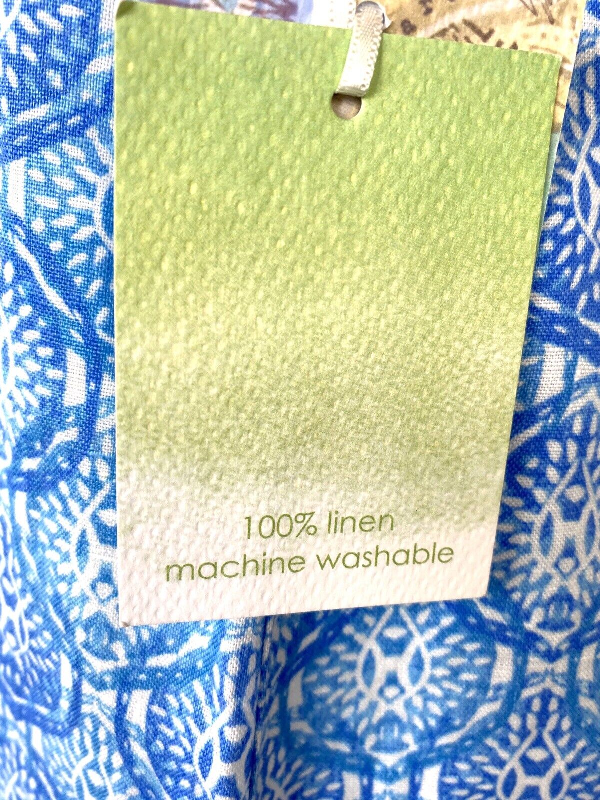 Sigrid Olsen 100% Linen Blue Sleeveless Dress. Retail $119 Price $55 Size M NWT