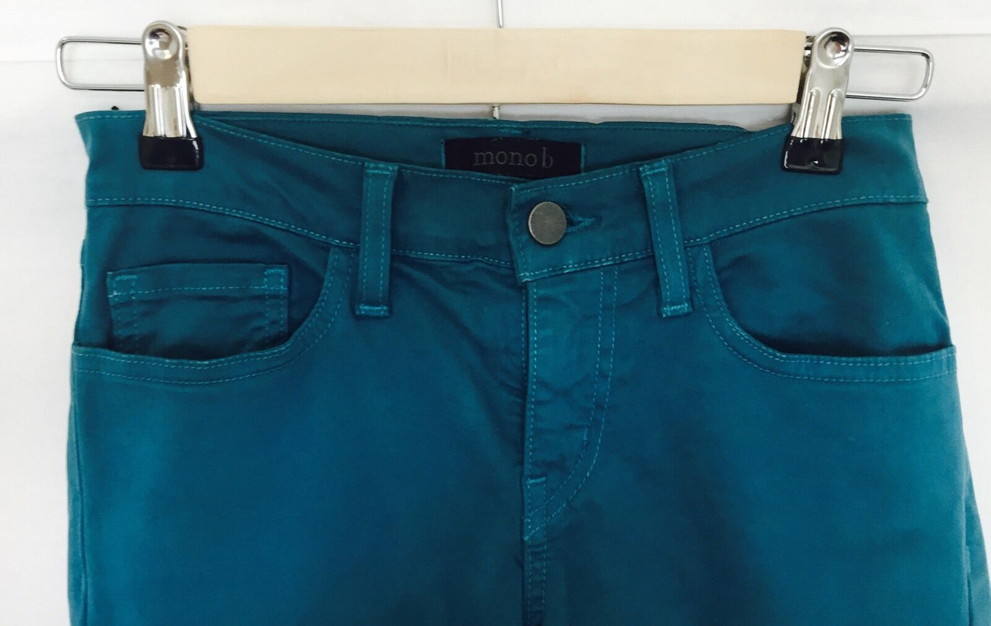 Mono B Teal Blue Skinny Jeans. NWT Size 24. Retail $34.97 Price $18