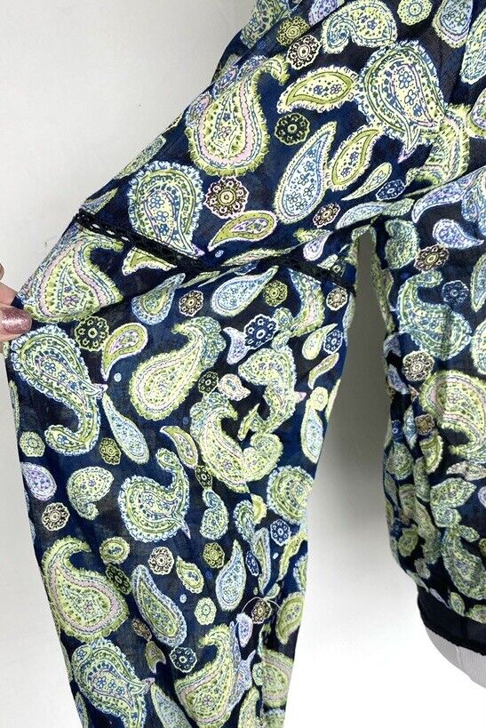 Free People Paisley Bodysuit Retail $78 Price $46.80 NWT Size S