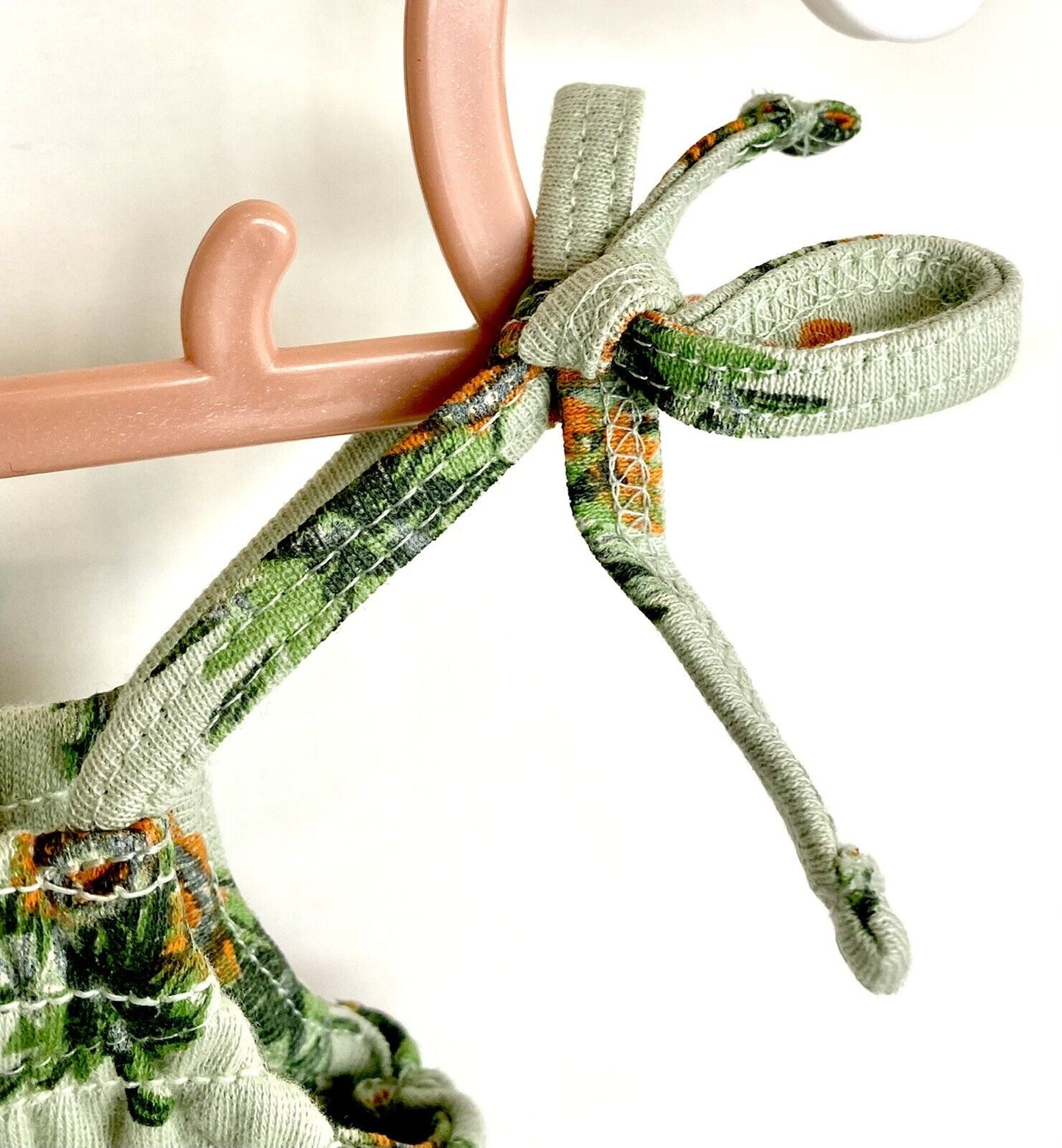 Kate Quinn Soft 100% Organic Cotton Jumpsuit Retail $40 Price $26 3-6 M Smocked