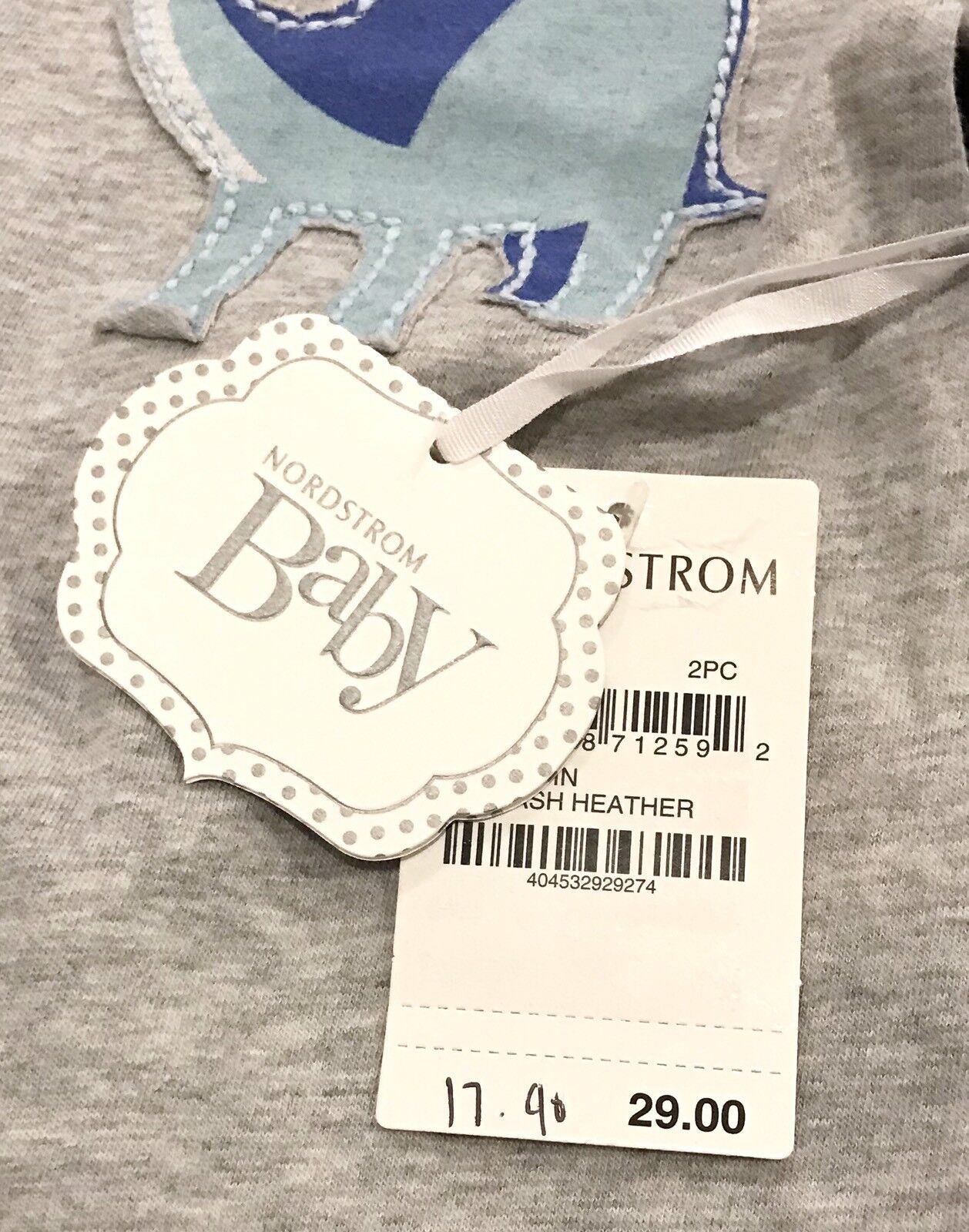 Nordstrom baby Appliqué Dinosaur Body & Pants NWT  Retail $29 Price $17.90 NB