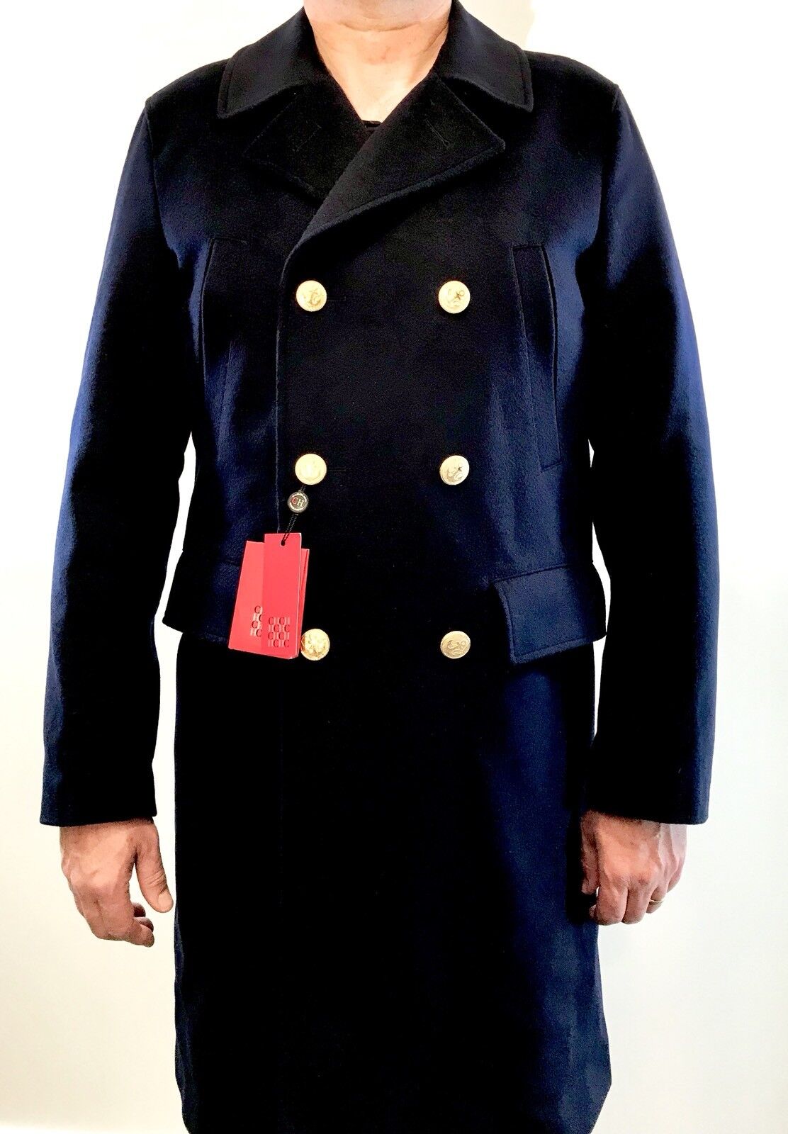 Carolina Herrera Men’s Military Style Coat. Retails $1,145 Price $395 NWT Size L