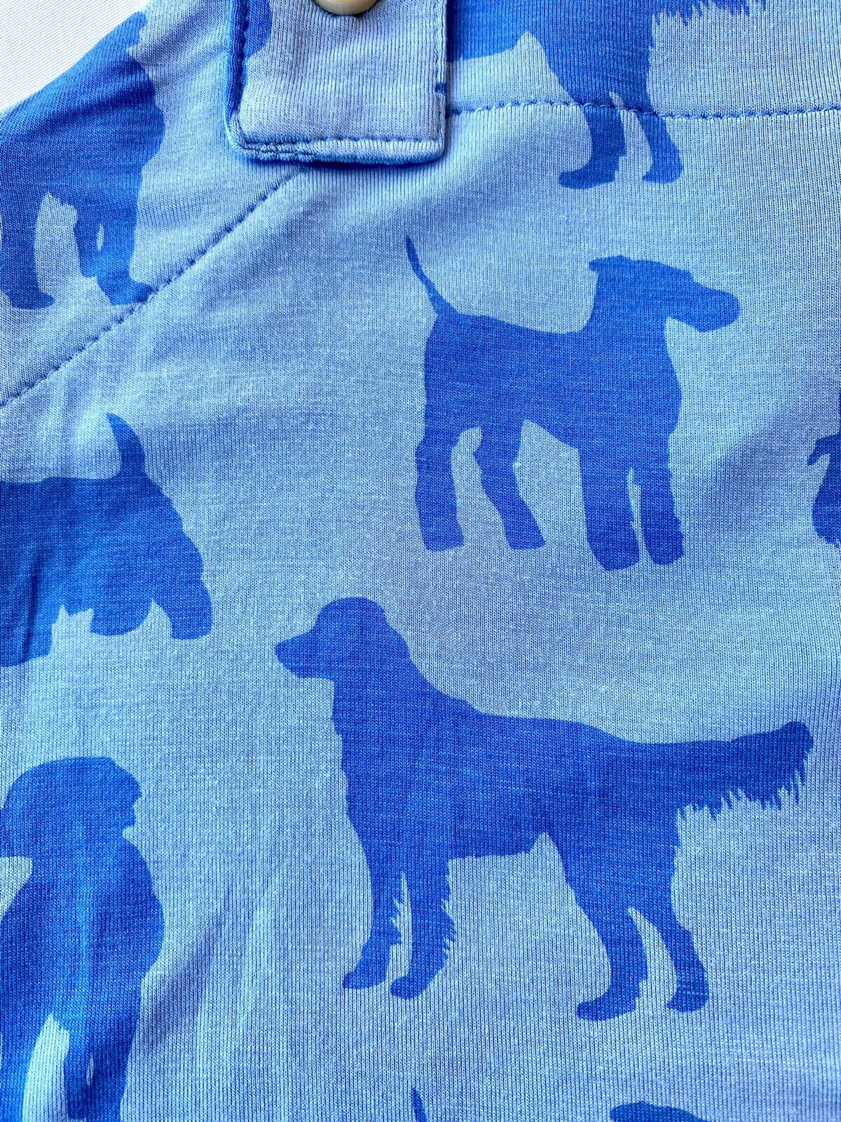 Kate Quinn Bamboo Puppy Dog bubble Romper Retail $32 Price $26 0-3 M Blue