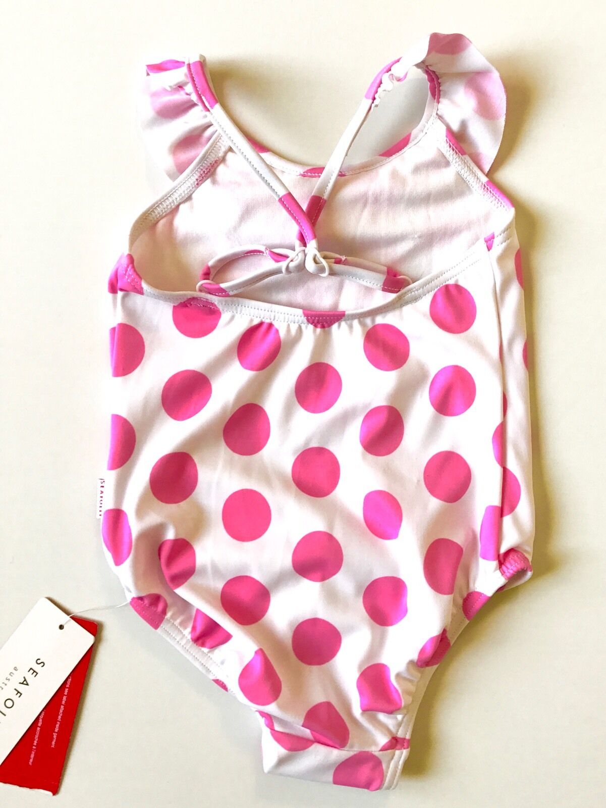 Seafolly Roses Are Pink Swimsuit 12-18 Months NWT Retails $56 Price $24