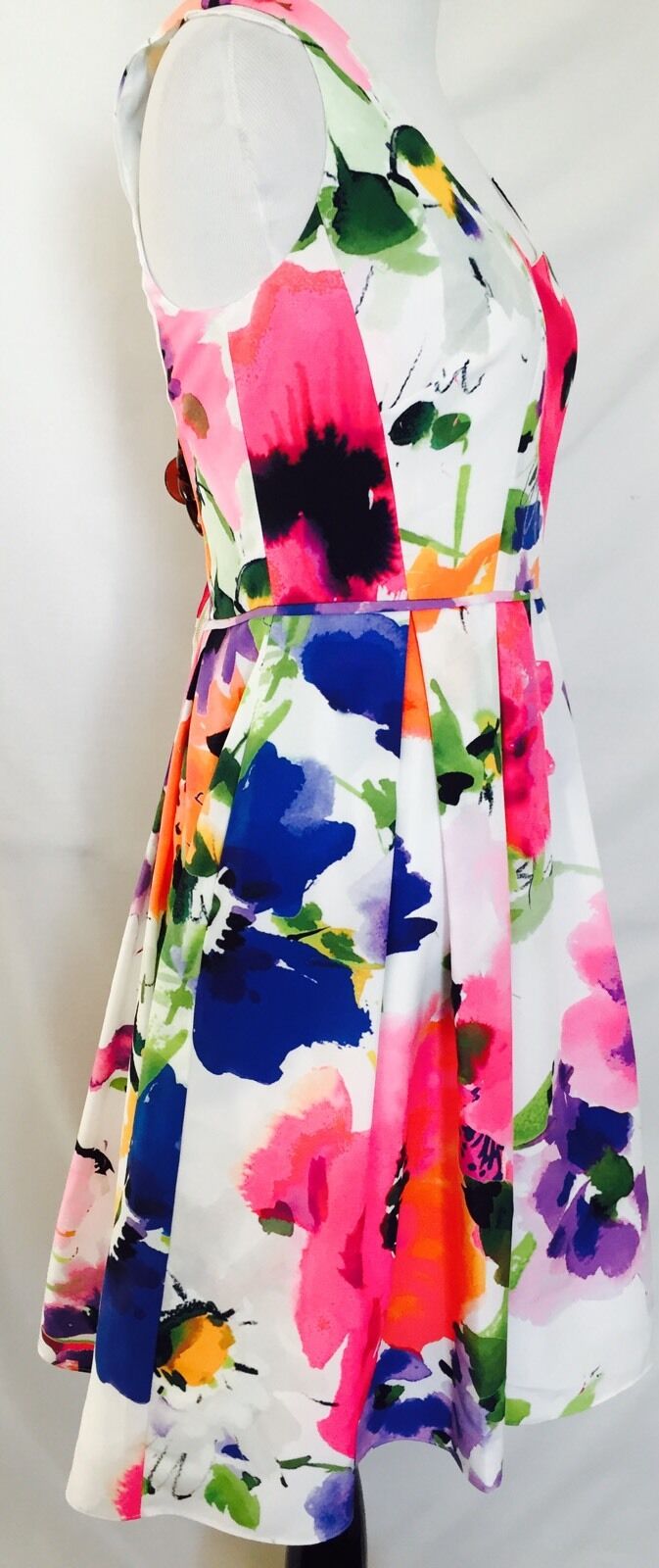 Adrianna Papell Floral Fit & Flare Dress NWT  Size 4 Retails $160 Price $72