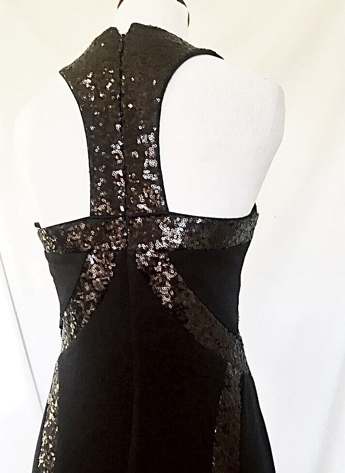 Laundry Black Sequin Dress. NWT Retails $275 Price $72 Size 2