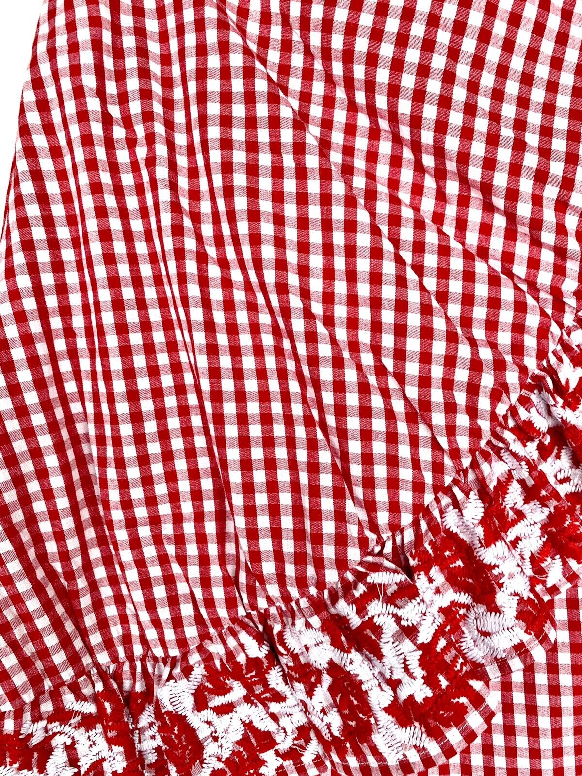 J Marie embroidered Maddie check skirt size XS Retail $70 Price $35 NWT