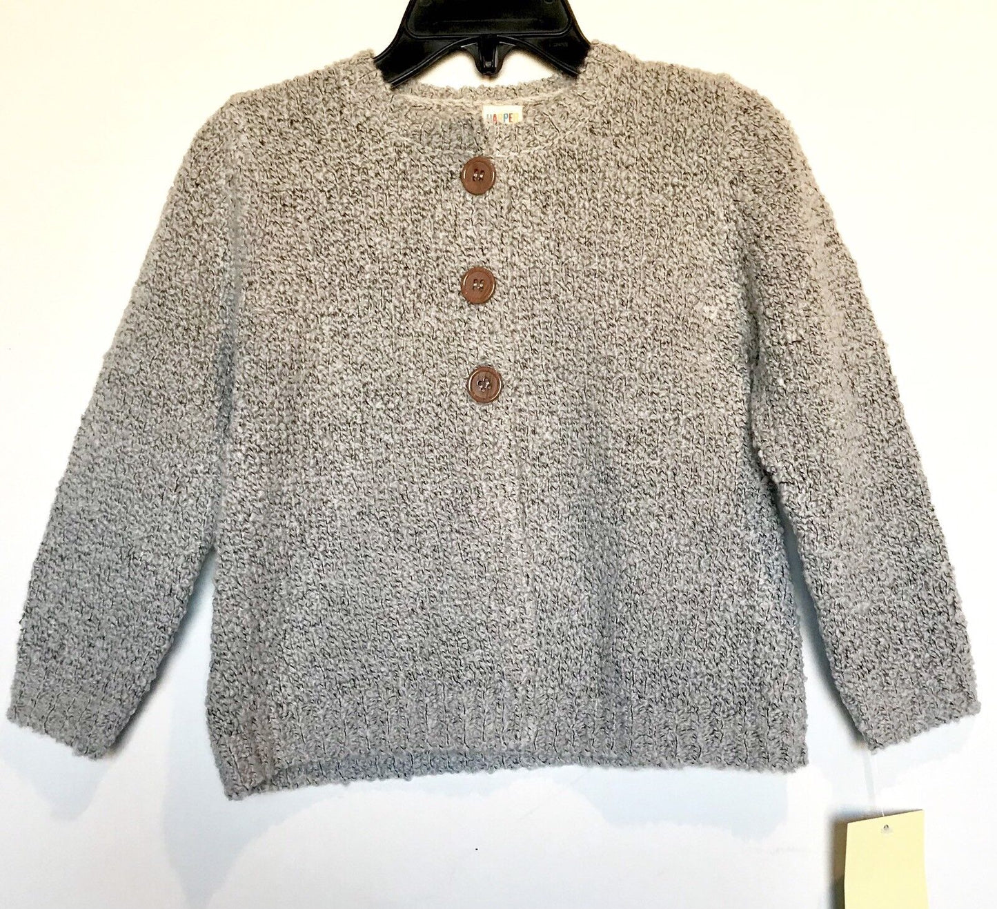 NEW Harper Canyon Soft Teture Grey Cardigan 18 Months NWT Price $15
