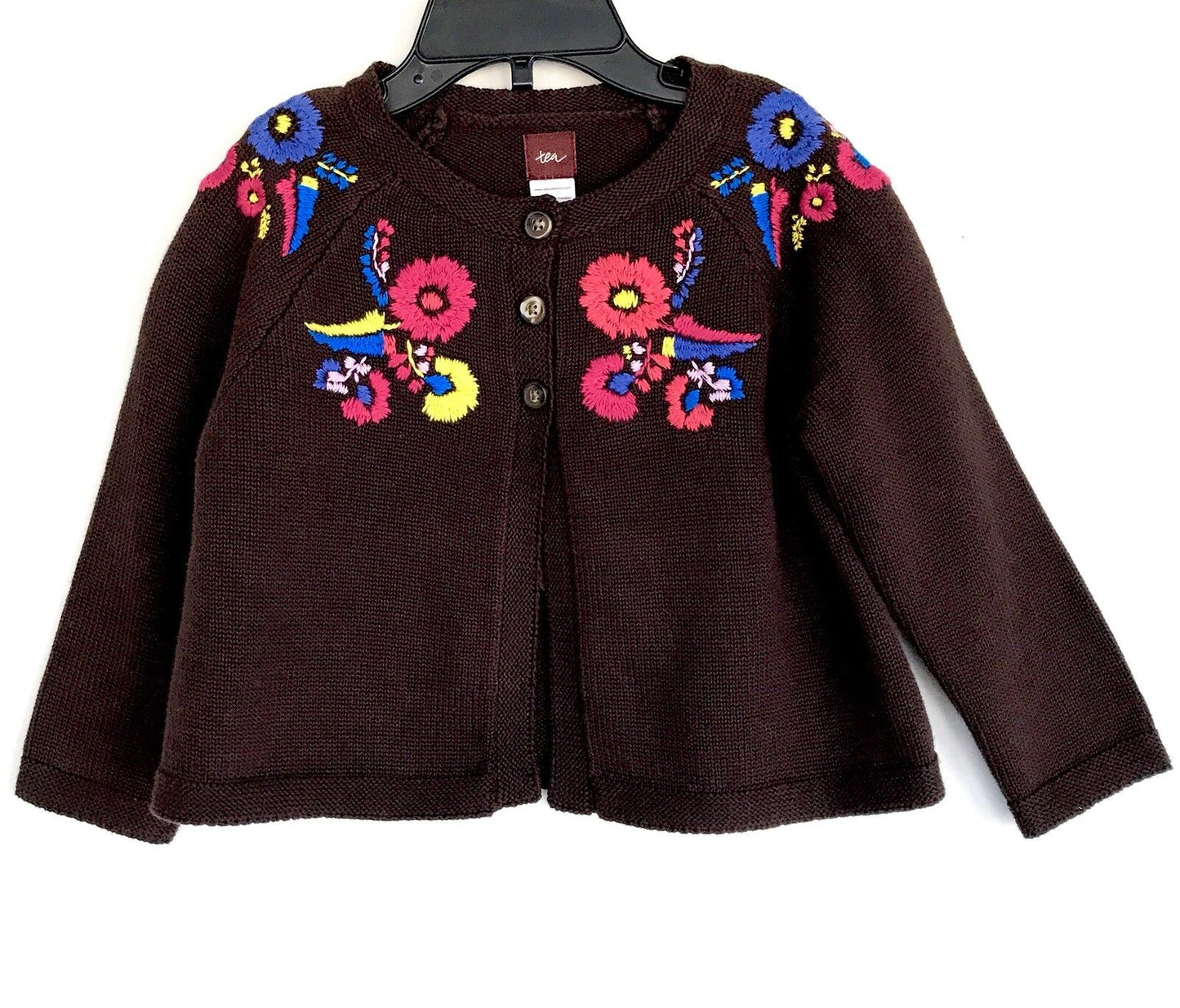 Tea Girls Embroidered Cardigan. Age 2-3 NWT Retails $59 Price $32